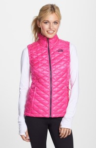 puffy pink vest